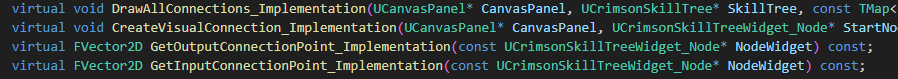 Line Drawing Function Overrides